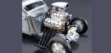 GMP 18899 Blown Altered Drag Engine Zoomie Headers & Transmission Motor 1:18 Motormodell