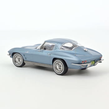 Norev 189050 Chevrolet Corvette Sting Ray 1963 Hellblau metallic 1:18 Modellauto