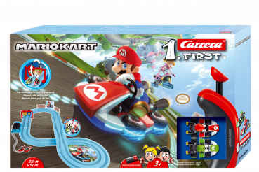 Carrera 1.First 63028 Nintendo Mario Kart Rennbahn mit 2 Autos