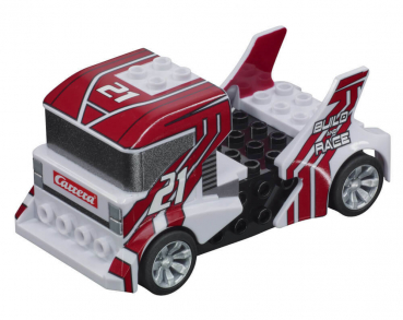 Carrera GO!!! 1:43 Build n Race - Race Truck white 64191 Slotcar