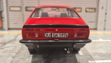 Norev Opel Kadett C-Coupe 1.6S Rallye 1977 red 1:18 limited 1/504 Exclusiv Modellbau-Klar Modellauto
