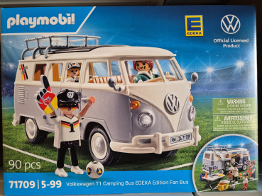 Playmobil VW T1 Camping DFB EM Fußball Fan Bus Edeka limited Edition