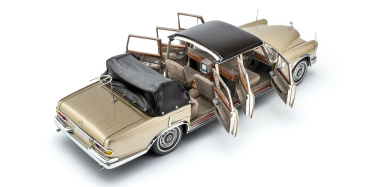 CMC M-217 Mercedes-Benz 600 Pullman W100 beige/brown 1:18 Landaulent Limitiert 1/800 Modellauto