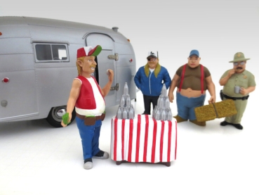 American Diorama 23875 Figur Trailer Park Carnie Barney 1:18 limitiert 1/1000