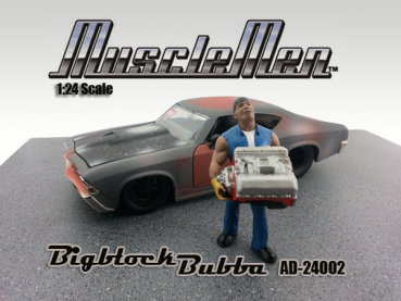 American Diorama 24002 Figur Mechaniker Musclemen Bigblock Bubba 1:24 limitiert 1/1000