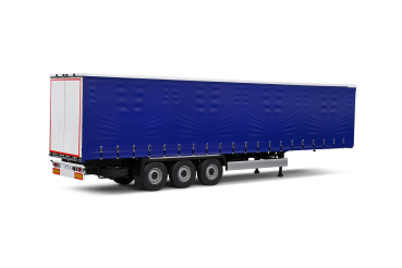 Tarpolin Anhänger blau 1:24  Solido 421240202 Modellauto