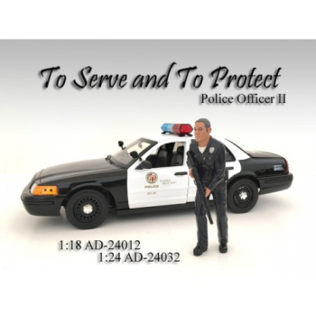 American Diorama 24012 Figur Police Officer II 1:18 limitiert 1/1000