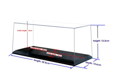 Preview: Display Case mit Beleuchtung für 1:18 1:24 1:32 Modellautos T9-189910