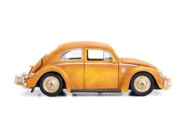 Jada Toys 253115000 Transformers VW Beetle (Käfer) mit Figur 1:24 Modellauto