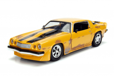 Jada Toys 253115001 Transformers Bumblebee 1977 Chevy Camaro 1:24 Modellauto