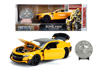 Jada Toys 253115002 Transformers Chevy Camaro 2016 Bumblebee 1:24 Modellauto