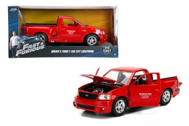 Jada Toys 253203001 Fast & Furious Brian's Ford SVT Lightning F-150 1999 1:24 Modellauto