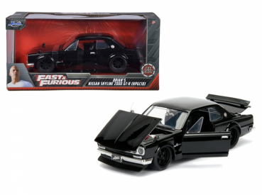 Jada Toys 253203004 Fast & Furious Brian's Nissan Skyline 2000 GT-R KPGC10 1971 1:24 Modellauto