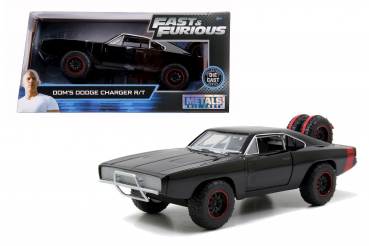Jada Toys 253203011 Fast & Furious Dom's Dodge Charger R/T 1970 1:24 Modellauto