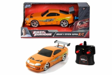 Jada Toys 253203021 Fast & Furious RC 2.4GHZ Brian's Toyota Supra 1995 1:24