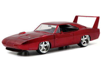 Jada Toys 253203029 Fast & Furious Dom's Dodge Charger Daytona 1969 1:24 Modellauto