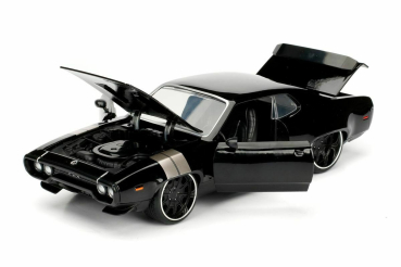 Jada Toys 253203034 Fast & Furious Dom's Plymouth GTX 1972 1:24 Modellauto