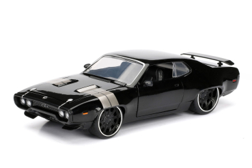 Jada Toys 253203034 Fast & Furious Dom's Plymouth GTX 1972 1:24 Modellauto