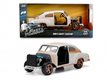 Jada Toys 253203050 Fast & Furious Dom's Chevy 1951 Fleetline 1:24 Modellauto