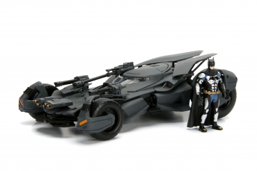 Jadatoys 253215000 Batman Justice League Batmobile 1:24 mit Figuren Modellauto