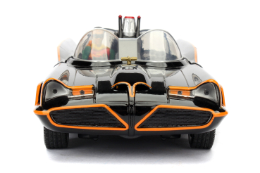 Jadatoys 253215001 Batman 1966 Classic Batmobile 1:24 mit Batman Figur Modellauto