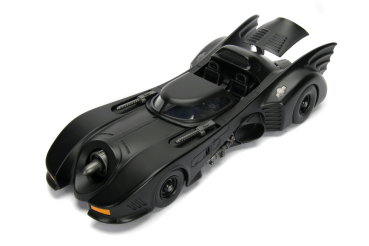 Jadatoys 253215002 Batman 1989 Batmobile 1:24 mit Batman Figur Modellauto