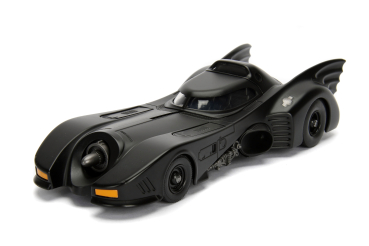 Jadatoys 253215002 Batman 1989 Batmobile 1:24 mit Batman Figur Modellauto