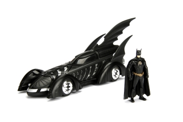 Jadatoys 253215003 Batman 1995 Batmobile 1:24 mit Batman Figur Modellauto