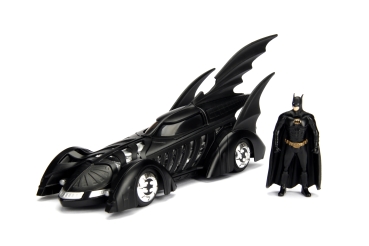 Jadatoys 253215003 Batman 1995 Batmobile 1:24 mit Batman Figur Modellauto