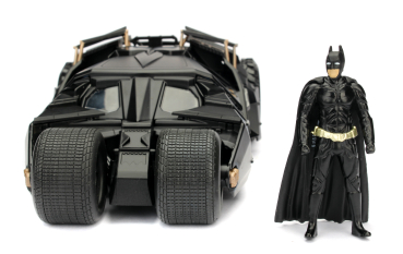 Jadatoys 253215005 Batman The Dark Knight Batmobile 1:24 mit Batman Figur Modellauto