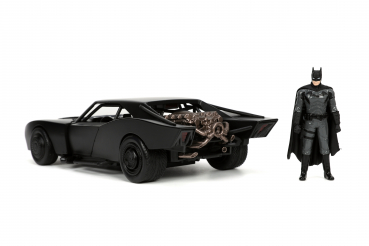 Jadatoys 253215010 Batman & Batmobile 1:24 mit Batman Figur Modellauto