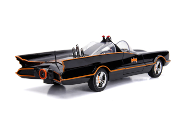 Jadatoys Batman Classic 1966 Batmobile 1:18 mit Figuren Modellauto