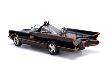 Jadatoys Batman Classic 1966 Batmobile 1:18 mit Figuren Modellauto