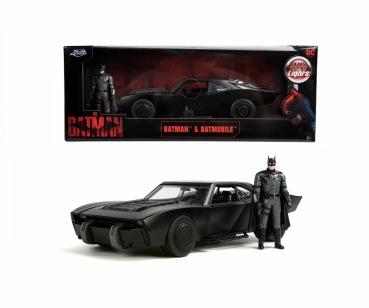 Jadatoys Batman 2022 Batmobile 1:18 mit Figur Modellauto