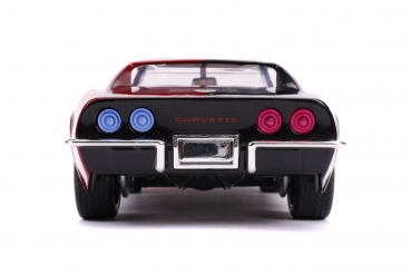 Jadatoys 31196 1969 Chevy Corvette Stingray mit Figur Harley Quinn 1:24 Modellauto