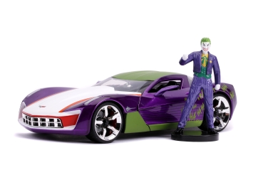 Jadatoys 253255020 2009 Chevy Corvette Stingray mit Figur Joker 1:24 Modellauto