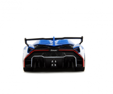 Sonic Lamborghini Veneno mit Sonic Figur blau 1:24 Modellauto Jadatoys 253255082