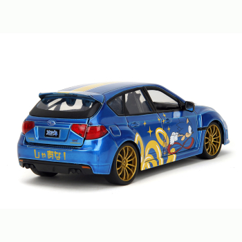 Sonic 2012 Subaru Impreza WRX STI mit Sonic Figur 1:24 Modellauto Jadatoys 253255087