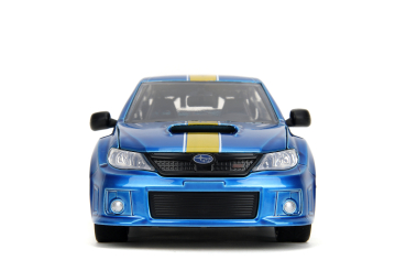 Sonic 2012 Subaru Impreza WRX STI mit Sonic Figur 1:24 Modellauto Jadatoys 253255087