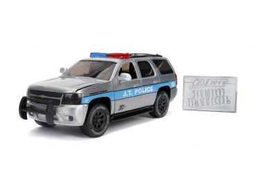 Jada Toys 253745003 Chevy Tahoe 2010 J.T. Police Hero Petrol 1:24 Modellauto