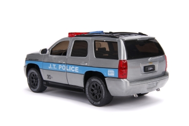 Jada Toys 253745003 Chevy Tahoe 2010 J.T. Police Hero Petrol 1:24 Modellauto