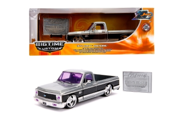 Jada Toys 253745005 Chevy Cheyenne 1972 Bigtime Kustoms 1:24 Modellauto