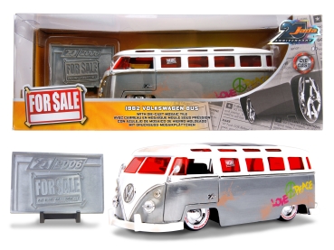 Jada Toys 253745010 VW Bus 1962 For Sale 1:24 Modellauto