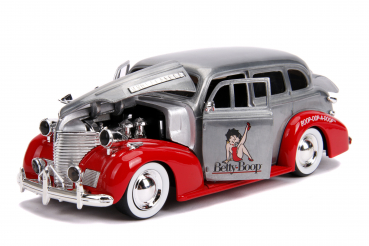 Jada Toys 253745012 Chevy Master Deluxe 1939 Betty Boop 1:24 Modellauto