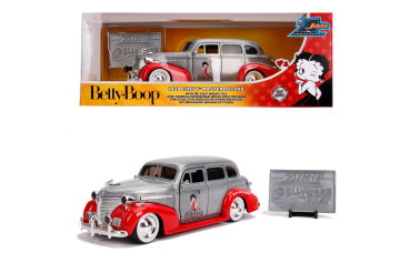 Jada Toys 253745012 Chevy Master Deluxe 1939 Betty Boop 1:24 Modellauto