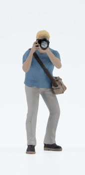 Atlantic 1:18 Figur Jimmy Fotograf mit Kamera für Modellbau Diorama