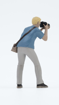Atlantic 1:18 Figur Jimmy Fotograf mit Kamera für Modellbau Diorama