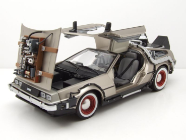 Sunstar 2712 DeLorean 1987 Back to the Future III 1:18 Modellauto