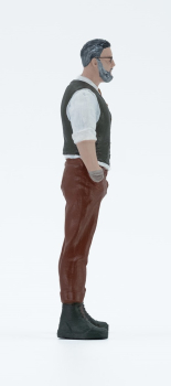 Atlantic 1:18 Figur Tim Mann mit Weste Modellbau Diorama