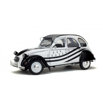 Solido CITROEN 2CV6 1983 weiss-schwarz 1:18 Ente 421183990 S1850018